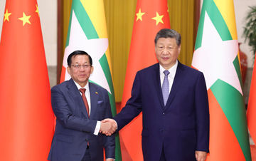 李强同孟加拉国总理塔里克会谈